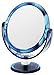 Danielle Creations Swirl Round Vanity Mirror, Blue 17 cm
