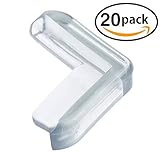 SicurezzaPrima® EasyProtect - der selbstklebende Eckenschutz und Kantenschutz aus Silikon, transparent, 20er Pack