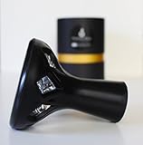 Hooksey Bowl Premium Shisha Kopf - hochwertige Verarbeitung aus Silikon und Glas (Schwarz) - 