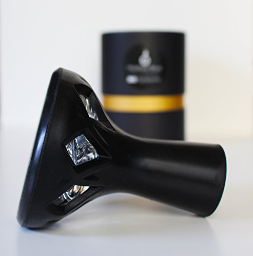 Hooksey Bowl Premium Shisha Kopf – hochwertige Verarbeitung aus Silikon und Glas (Schwarz) - 4