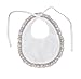 Heritage 'Yvette' SILK Bib Ivory One Size