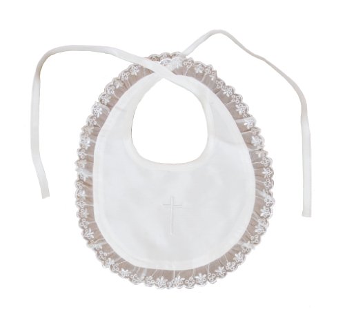 Heritage 'Yvette' SILK Bib Ivory One Size