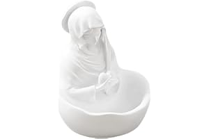 Rosenkranshållare | Jungfru Maria Staty Nådeens Madonna Minnessak Rosenkransfodral