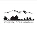Produktbild TOYP Oh Darling Let's Be Adventurers Wall Decal Mountain and Forest Vinilos Vinyl Stickers Bedroom Wall Art 103x43cm