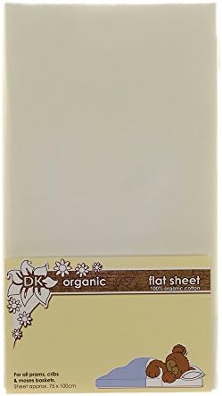 DK GlovesheetsFlat Sheet for Prams and Cribs (Organic Cream)