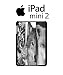 Produktbild Tiger Wolf Fox Nature Wild Life Animal Funny Hipster Swag Case Back Cover Hülle Weiß Schwarz iPad Mini 2 Tablet Black