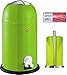 Produktbild Wesco Kickmaster junior 12-Liter Abfallsammler limegreen + Küchenrollenhalter limegreen + 28 Müllbeutel im Set