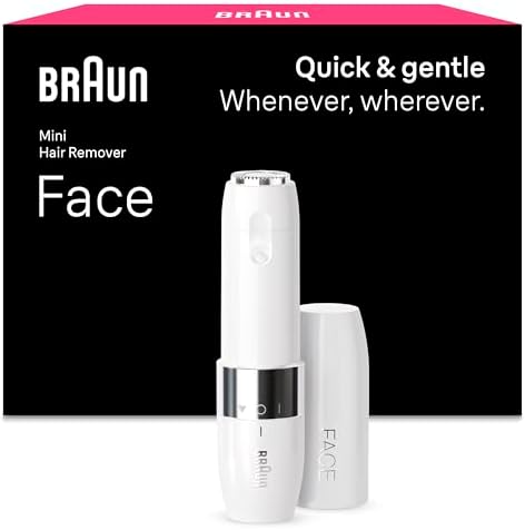 Braun Face Epilatore Viso Donna con Rifinitore di Precisione, FS1000 Bianco