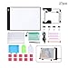 Produktbild huangThroStore DIY-Lichtbrett, dimmbar, mit Mesh-Tasche, Malwerkzeug, für Malen, Skizzieren, Zeichnung, Schablone, Künstler, Kunst