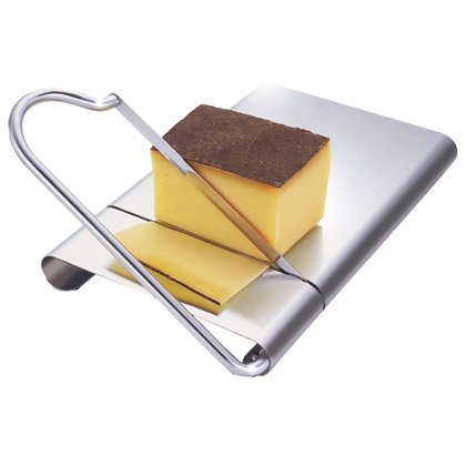 MAAJ® KÄSEHARFE / KÄSESCHNEIDER AUS EDELSTAHL MIT MESSER UND ERSATZKLINGE