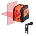 Price comparison product image Tacklife SC-L01 Classic 15M Cross Line Laser Self-leveling line and Vertical Line Brighter Red Laser with a 360° Swivel Magnetic Base (A Protective Bag Included)