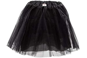 REDSTAR FANCY DRESS Redstar Spódnica tutu dla dziewczynek, 3-warstwowa tiulowa spódnica tutu z elastyczną talią, długość 30 cm, idealna dla małej dziewczynki, księżniczki, na Halloween, do tańca baletowego, na imprezę