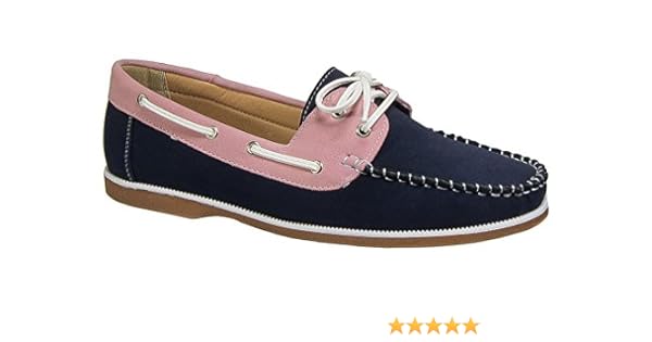 ladies navy boat shoes