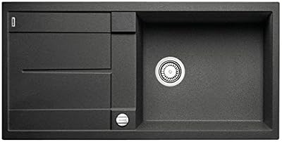 Blanco Metra 6 S Évier en Silgranit PuraDur, anthracite, noir, 515286