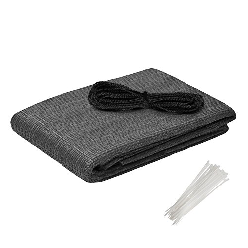 Sol Royal® Balkon-Sichtschutz SolVision 300x90cm – witterungsbeständige Balkon-Umspannung Windschutz in Anthrazit - 2