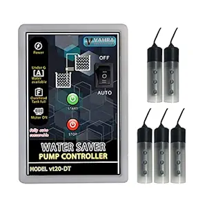 Fully Automatic Dual Tank Water Level Controller Sensor(with Dry Run Protection) with 5 Sensor