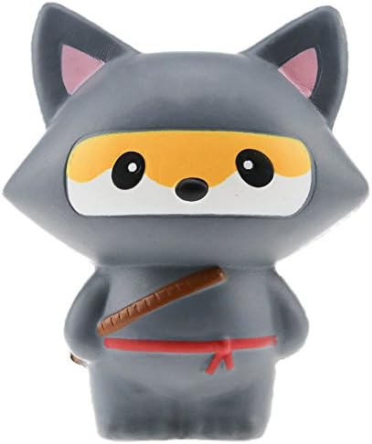 Kawaii Jumbo Slow Rising Squishies Scented Ninja Fox Stress Relief Toy Kid Toy Hand Decorative Props