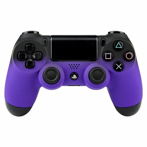 Preisvergleich Produktbild PS4 Oberschale für Dualshock 4 Controller - Soft Touch Shadow Lila