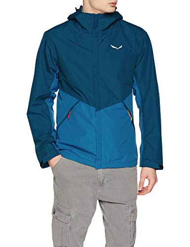 Salewa Herren Puez Ptx 2l M Jkt Hardshelljacken, Mehrfarbig (Poseidon/8360), 48/M