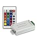 Produktbild RGB LED Strip Controller 144W/12A mit 24 Tasten Fernbedienung | Glaskantenbeleuchtung Vitrinenbeleuchtung Schrankbeleuchtung Möbelbeleuchtung TV-Hintergrundbeleuchtung