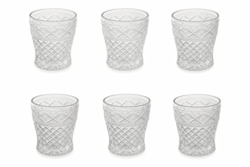 VILLA D'ESTE HOME Set Vaso 6 Uds. Crystal Transparente