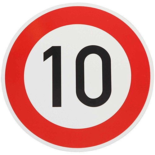 ORIGINAL Verkehrszeichen 10 Geburtstagsschild Verkehrsschild Geburtstag Schild Straßenschild