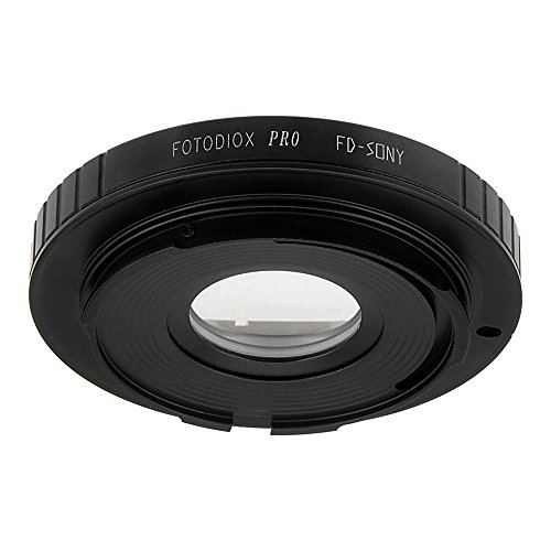 Fotodiox Pro Adaptateur de monture d objectif avec objectif 1 4x de correction pour une mise au point - pour Objectif Canon FD FL    Cam  ra Sony Alpha A mount comme A100  A200  A230  et A30