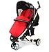 Deluxe Universal Footmuff to fit Baby Jogger Range - RED (Warm RED)