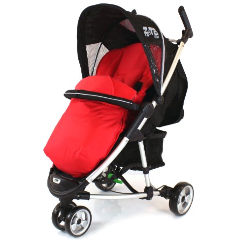Deluxe Universal Footmuff to fit Baby Jogger Range - RED (Warm RED)