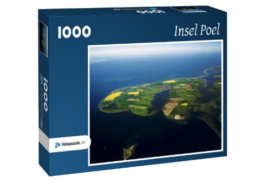 Preisvergleich Produktbild Insel Poel - Puzzle 1000 Teile mit Bild von oben