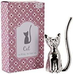 Silver Cat Ring Holder
