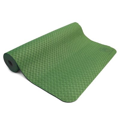 Preisvergleich Produktbild Yogamatte TPE grün / anthrazit