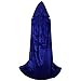 Produktbild Realde Unisex Kapuzen Robe Umhang Ritter Fancy Cosplay Kostüm mit Kapuze Lange Samt Cape für Halloween Karneval Fasching Vampir Kostüm Vampir Zauberer für Damen Herren