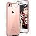 Produktbild iPhone 7 Hülle, Yokata Durchsichtig Case Weiche Ultra Slim Transparent Cover mit Soft TPU Silikon Bumper Protector Back Schutzhülle - Rose Gold Bumper