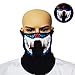 Produktbild Party Leucht Sturmaske Sound Aktivieren LED Party Maske mit LED Equalizer, Unisex Flashing EL Panel Musiksteuerung LED Party Kostüm Maske für Nacht Reiten, Musik Festival, Halloween