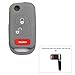 KMH Silicone Key Cover for Mahindra Bolero 3 Button Flip Key (Grey) RS.199.00