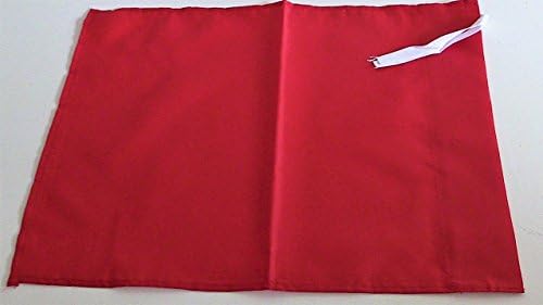 4 X Corner Flags For Corner Pole Post - Yellow, Green, Blue, Red 45cm x 35cm (Red)