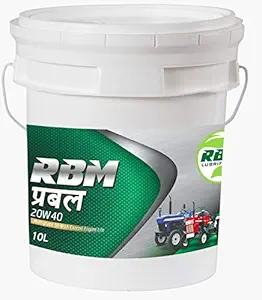 RBM OIL CORPORATION 20W40 Engine Oil for Tractor CF/SL Multi-grade (10 L)