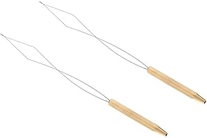 ‎SHARPLACE Sharplace Unbekannt 2 Stücke Fliegenbinden Bobbin Einfädler Half Hitch Tool Fliegenfischen Binden Gewinde