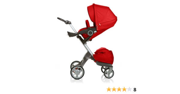 stokke stroller red