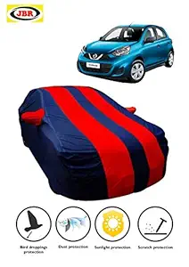 JBR CAR Cover for Nissan MICRA (Blue, red)
