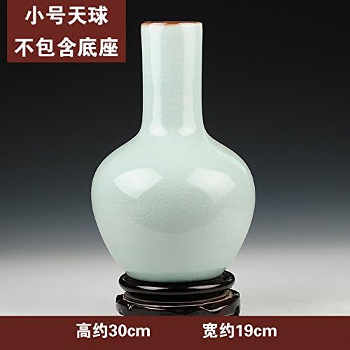 WDHP Ceramic Antique Vase Home Furnishing Decorative Light,30*19Cm,G (Without Base)