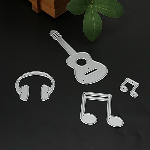 Amazingdeal365 9 PCS Note Metall Form Stanzschablonen Schablonen Schneiden DIY Dekor Sammelalbum Karten Buchzeichen Lesezeichen als Geschenk für Freunde Geburtstag Kinder,Kindergarten Hobby Schule Handarbeit Unterricht usw. Ein tolles Geschenk! - 6