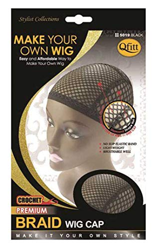 Bonnet filet tresses au crochet - braid wig cap