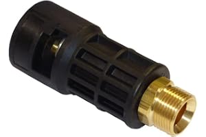 SchiVo Adapter B för Kärcher högtryckspistoladapter, svart, plast, gummi, metall, 1-pack