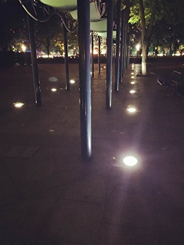 Goodia 4Stk. 3W Bodeneinbaustrahler Led 230V AC IP68 270Lumen Für Aussen (warmweiß) - 6