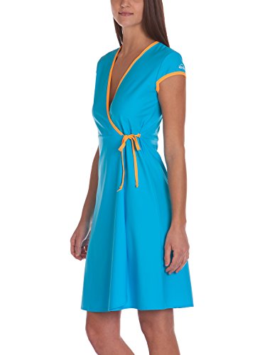 iQ-UV Damen 300 Beachdress, Uv-Schutz Strandkleid Wickelkleid