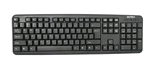 Intex Slim Cube USB Keyboard ,Black