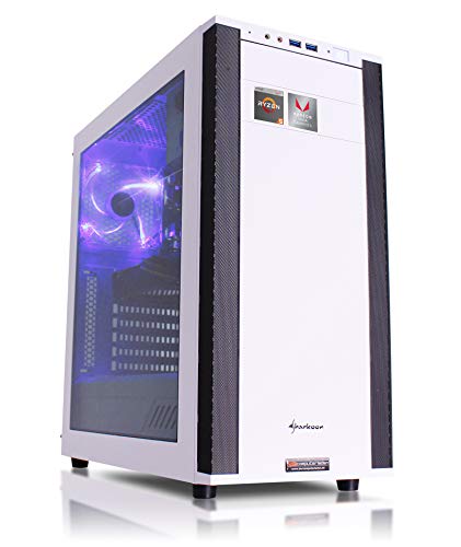 Aufrst Gaming PC M25W AMD, Ryzen 5-2400G 4x3.6 GHz, 8GB DDR4, AMD Vega 11 2GB, Spiele Computer zusammengestellt in Deutschland Desktop Rechner Aufrst Gaming PC M25W AMD, Ryzen 5-2400G 4x3.6 GHz, 8GB DDR4, AMD Vega 11 2GB, Spiele Computer zusammengestellt in Deutschland Desktop Rechner