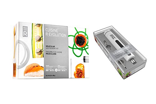 Molecule-R Kit Completo de Gastronomía Molecular + Jeringa Culinaria Profesional ¡DE REGALO!